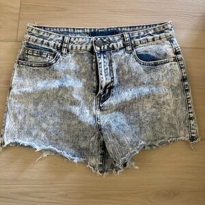 Denim shorts